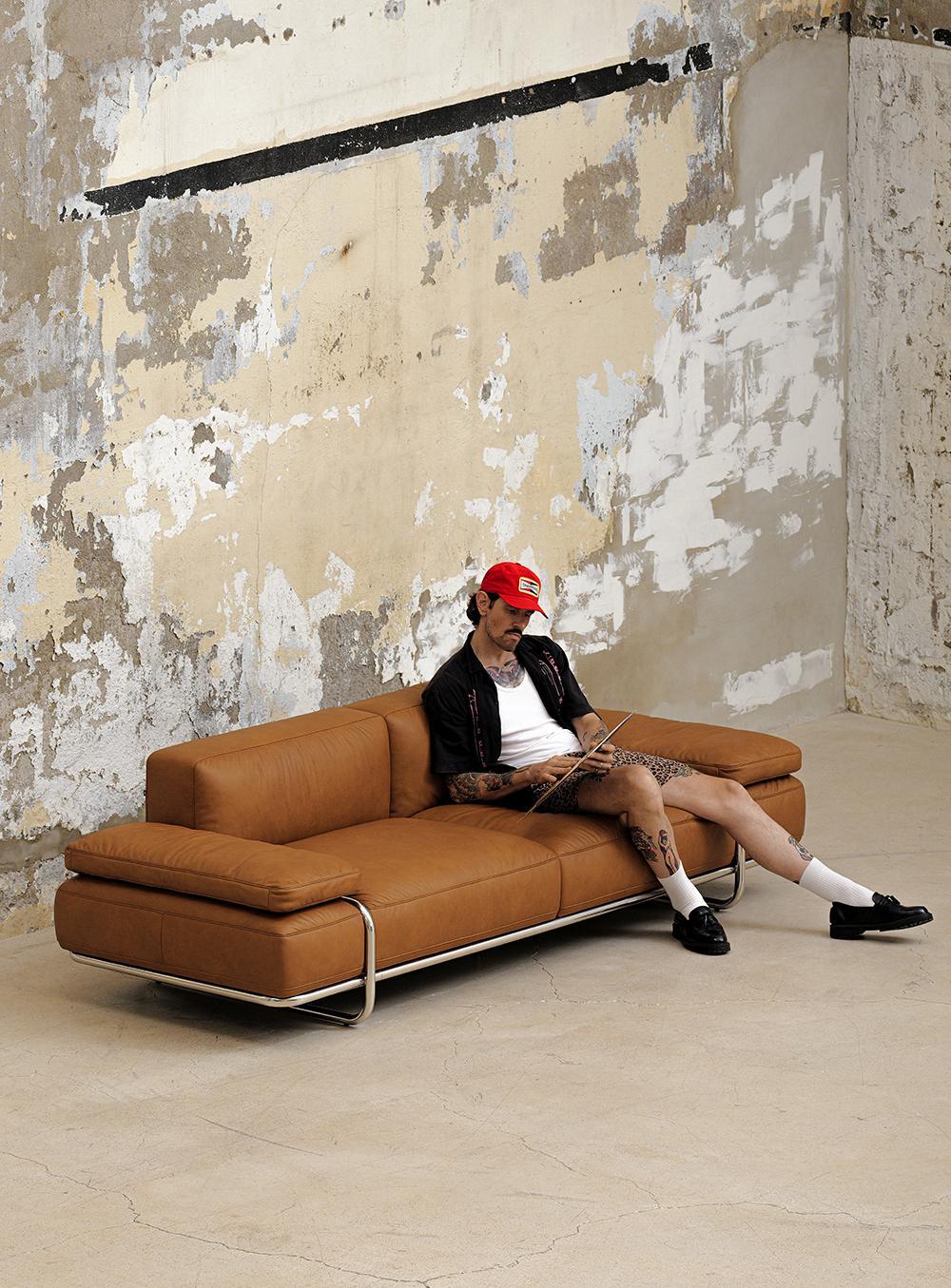 NOIR SOFA - Combi Leather